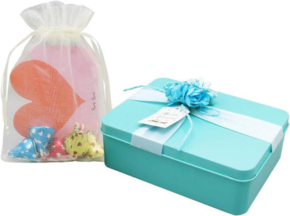 HRX Package Organza Bags 4x6 inch 100pcs, Mesh Jewelry Pouches Candy Drawstring Gift Bags Small Sachet for Christmas Wedding Giveaways (pastel yellow)