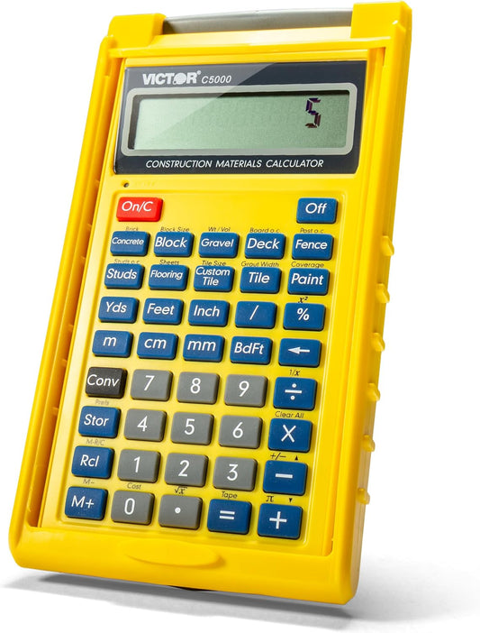 C5000 Construction Materials Calculator with Protective Case