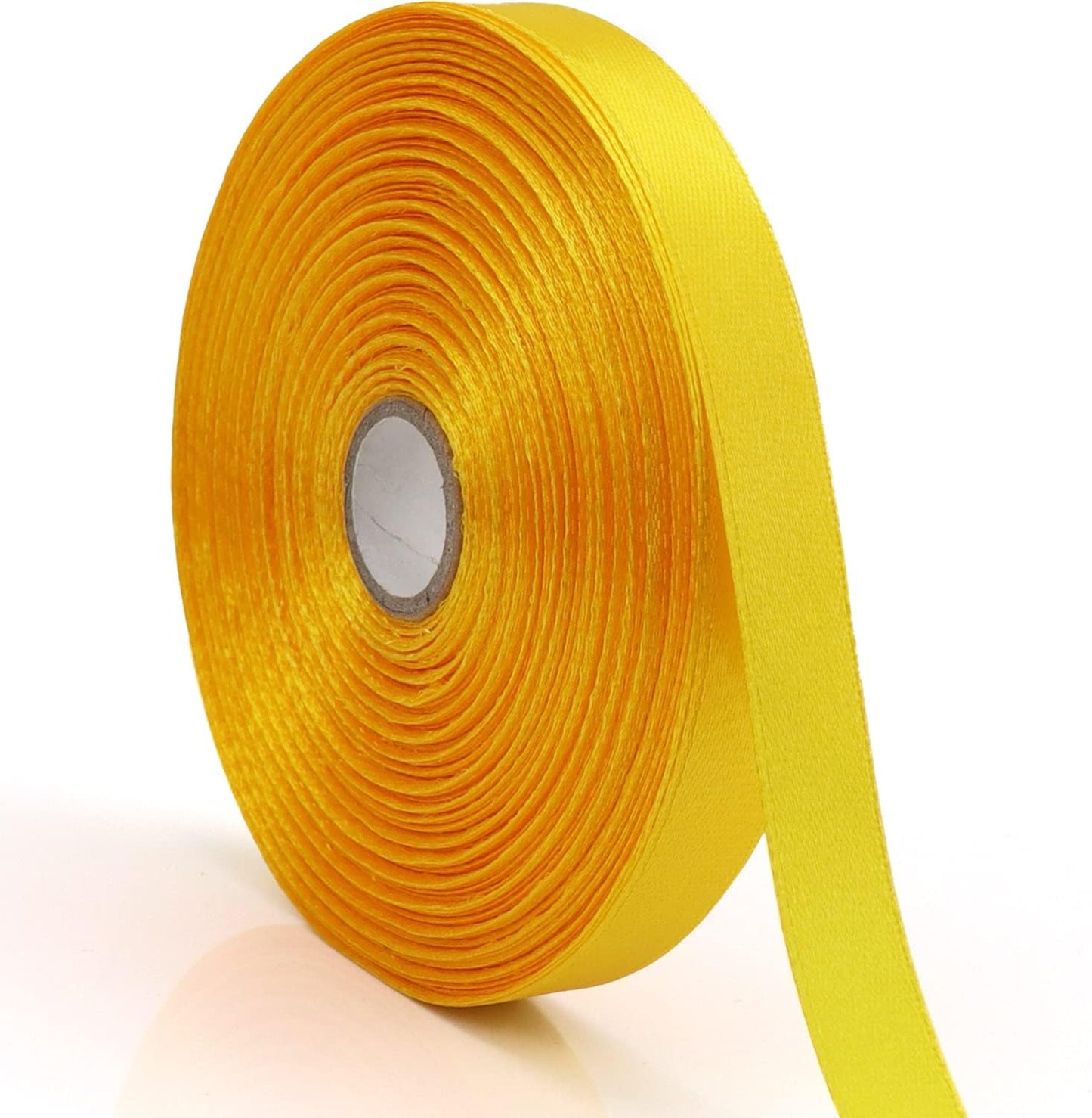 1/2 inch, Yellow Ribbon for Gift Wrapping 50 Yards Perfect Wedding Party Wreath Sewing DIY Hair Accessories Decoration Floral Hair Balloons Other Projects