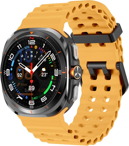Fit for Samsung Galaxy Watch Ultra 47mm （2024 2025） Bands, Soft Sport Silicone Strap Wristband Replacement Bracelet for Galaxy Watch Ultra 47mm 2025 Smart Watch