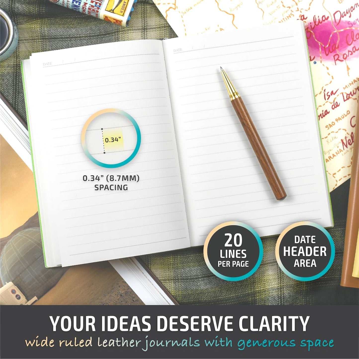 A5 Notebook Soft Cover Journal Lined, Medium Softcover Notebook Vegan Leather Journals for Men Women Writing, Ruled Thick Paper Flexible Junk Diary 256 Pages 2-Pack (Light Yellow)