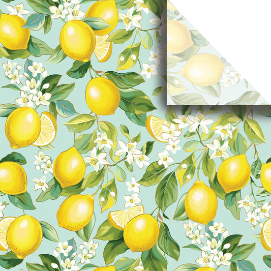 20" x 30" Printed Gift Tissue, Lemon Tree (24 Folded Sheets)