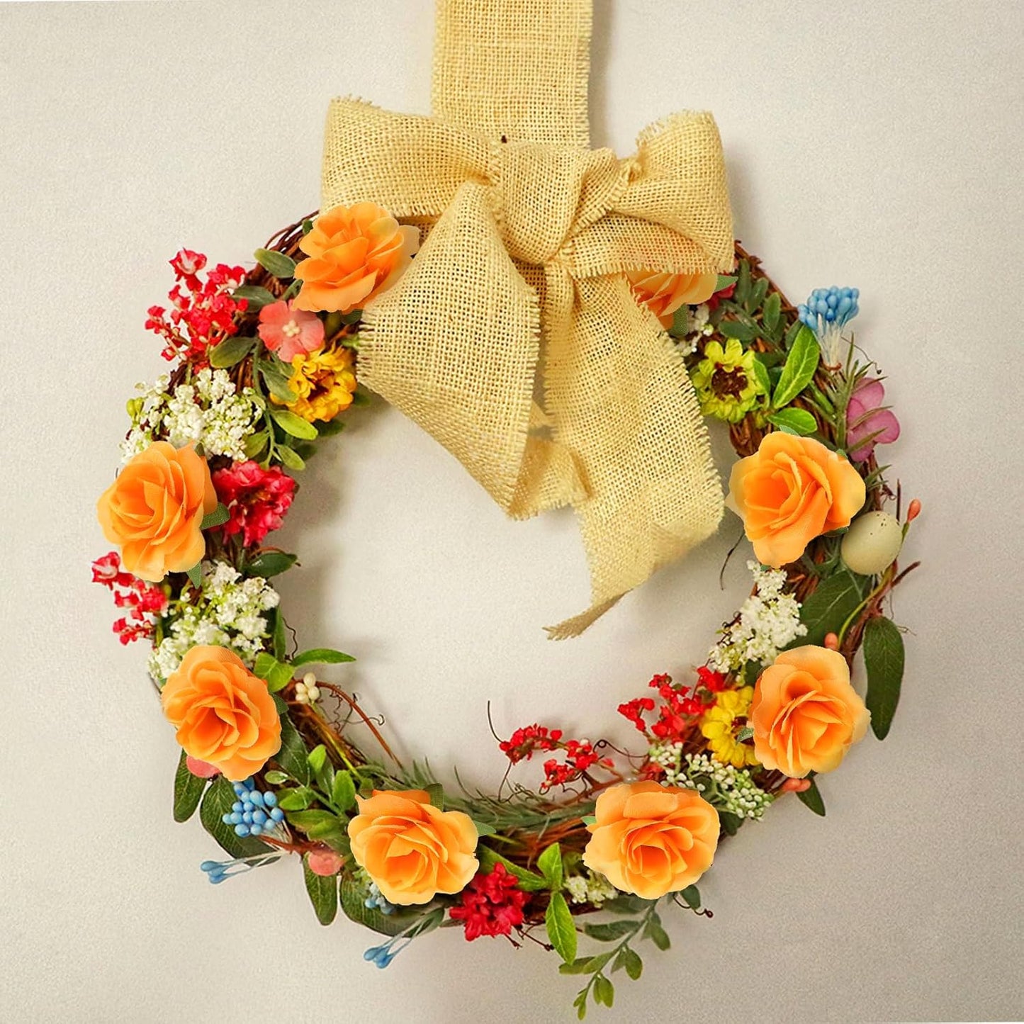 50pcs Mini Yellow Roses Artificial Flowers, 1.6" Silk Fake Roses | Small Faux Rose Buds Flower Heads for Decoration, Crafts, Cake Decor, Centerpieces, Home Decor