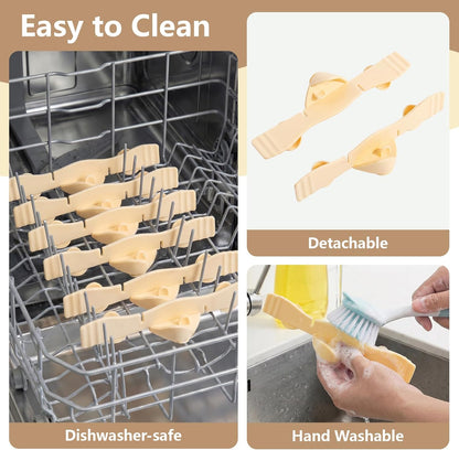 Silicone Dog Slow Feeder Bowl Insert with Suction Cups, Cuttable Food-Grade Lick Mat Divider Fits Stainless Steel Ceramic Glass Dog Bowls, Helps Slow Down Eating, Yellow