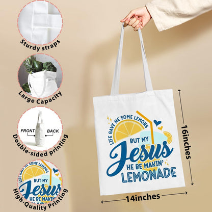 Tote Bag，Canvas Tote, Reusable Grocery Shopping Bag Aesthetic Shoulder Bag for Work, Beach, Camping 03