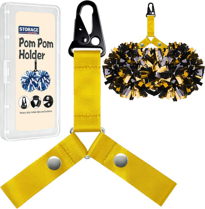 Pom Pom Holder Hanger for Backpack, Cheerleader Cheer Bag Strap Accessories Cheerleading Essentials, Pompom Not Included