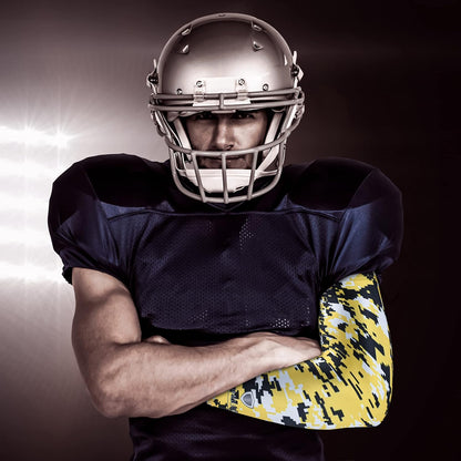 Compression Sports Arm Sleeve Digital Camo Baseball Football Basketball - (One Arm Sleeve)