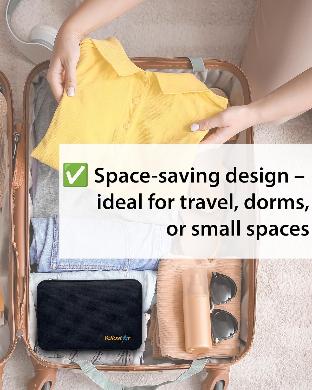 Beginner Sewing Kit for Adults and Kids, 22 Threads, Travel Case | Small beginner hand sew kit with sewing supplies, needles, scissors, thimble for home, travel, & emergency clothing repairs