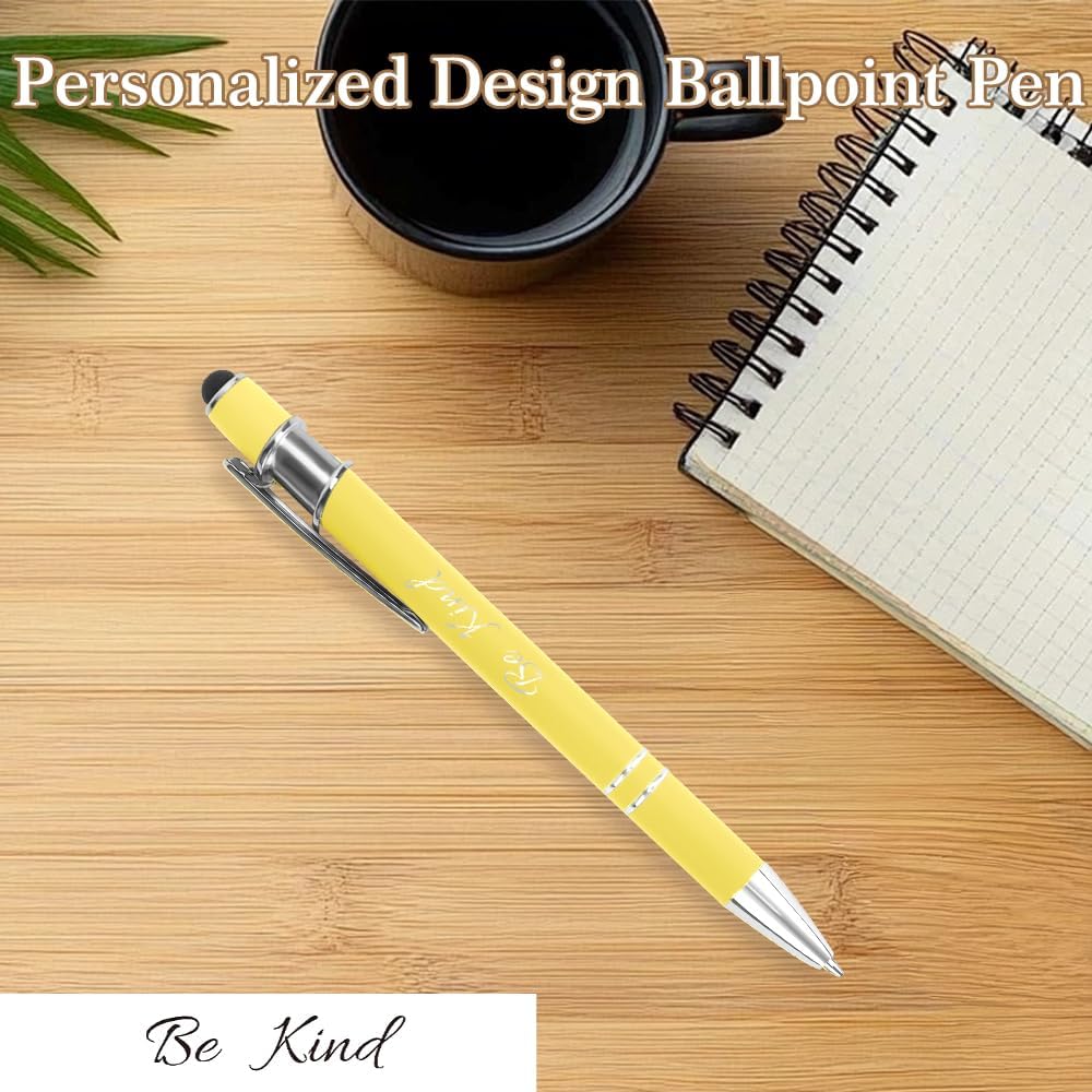 Be Kind Ballpoint Pen Mental Health Mindfulness Wellness Spiritual Gifts for Women Inspirational Pen for Friend Coworker Self Love Self Care Stress Relief Positive Gifts for Women