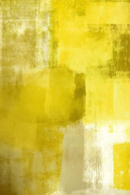 Bright Yellow Off White Abstract Art Deco Washable Rugs for Living Room Bedroom Playroom Modern Aesthetic Ombre Tie Dyed Area Rug Stylish Home Office Nursery Guestroom Foldable Non Slip Carpet 4x6