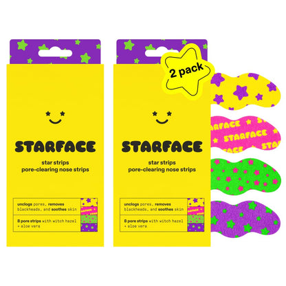 Starface Lift Off Pore Strips for Nose, 8 ct | Deep Cleansing • Dermatologist Tested • Fragrance Free