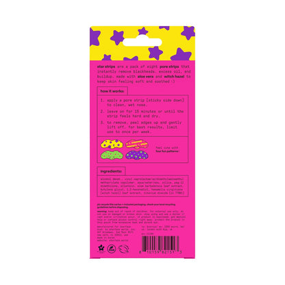 Starface Lift Off Pore Strips for Nose, 8 ct | Deep Cleansing • Dermatologist Tested • Fragrance Free