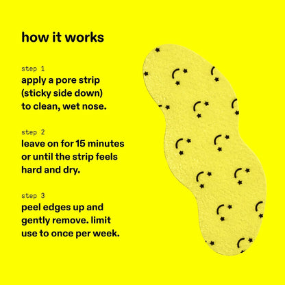 Starface Lift Off Pore Strips for Nose, 8 ct | Deep Cleansing • Dermatologist Tested • Fragrance Free