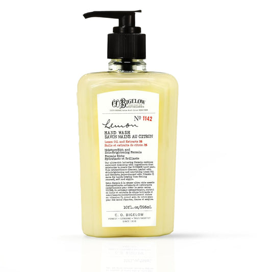 Lemon Hand Wash, Liquid Hand Soap with Lemon Extract & Aloe Vera, 10 Fl Oz