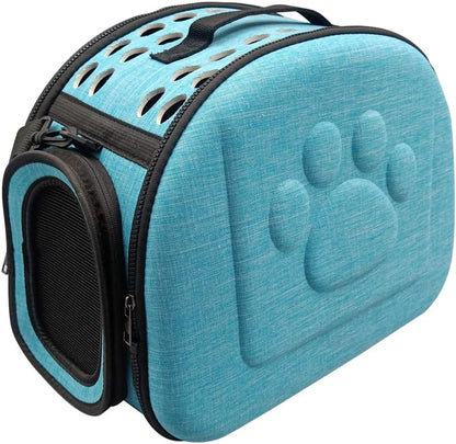 PetLike Airline Approved Pet Carrier Soft Sided Collapsible Travel Bag for Cats & Small Dogs (Beige, Smooth)