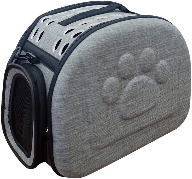 PetLike Airline Approved Pet Carrier Soft Sided Collapsible Travel Bag for Cats & Small Dogs (Beige, Smooth)