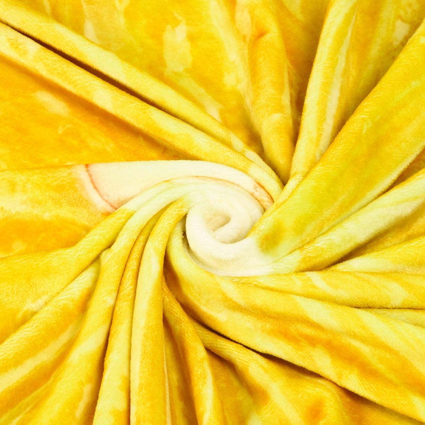 Vessia Food Throw Blanket(60inches, Yellow), Realistic Funny Lemon Blanket for Adults and Kids, 300GSM Novelty Round Fruits Printed Throw for Couch, Sofa, Bed, Fun Home Decor for All Seasons