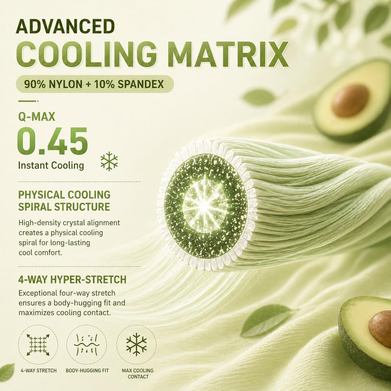 Eastsora Cooling Comforter Queen Size, Cooling Blanket for Hot Sleepers, Q-Max 0.45 Reversible Summer Comforter, Lightweight Breathable Bedding for Night Sweats (Yellow+Green)
