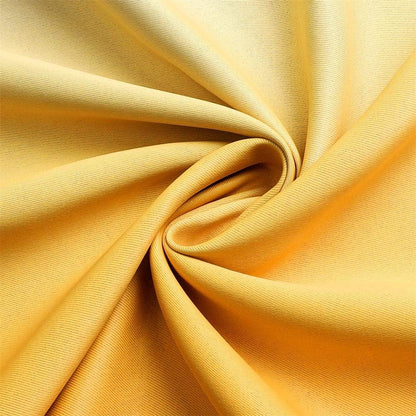 G2000 Blackout Curtains & Drapes for Bedroom Living Room 84 Inches Long Yellow and Greyish White Room Darkening Window Treatments Ombre Thermal Insulated Light Blocking Grommet Backdrop 2 Panels Set