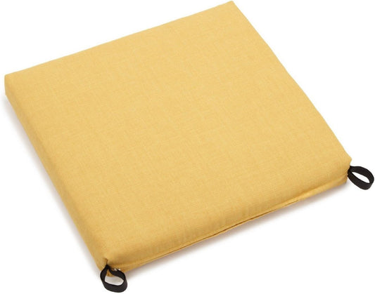 Blazing Needles Outdoor Chair Cushion, 20" x 19", Lemon 1 Count
