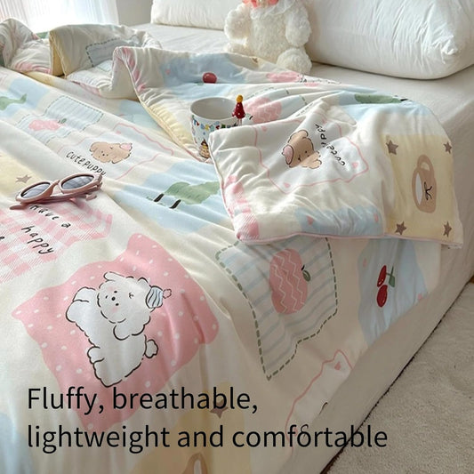 Cooling Blankets for Hot Sleepers,Lightweight Breathable Soft Throws. (Yellow02,Full(78''×91''))
