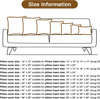 Artscope Yellow Velvet Throw Pillow Covers with Gold Leather Stitching Luxury Modern Minimalist Square Pillowcase Cushion Covers for Bed Couch Sofa 18x18Inch Set of 2