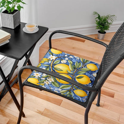 Chair Cushions Lemons Chair Pads for Dining Chairs Removable Seat Cushion for Kitchen Living Room Office Patio 16 x 16 x 1.2 Inches