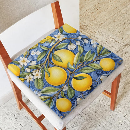 Chair Cushions Lemons Chair Pads for Dining Chairs Removable Seat Cushion for Kitchen Living Room Office Patio 16 x 16 x 1.2 Inches