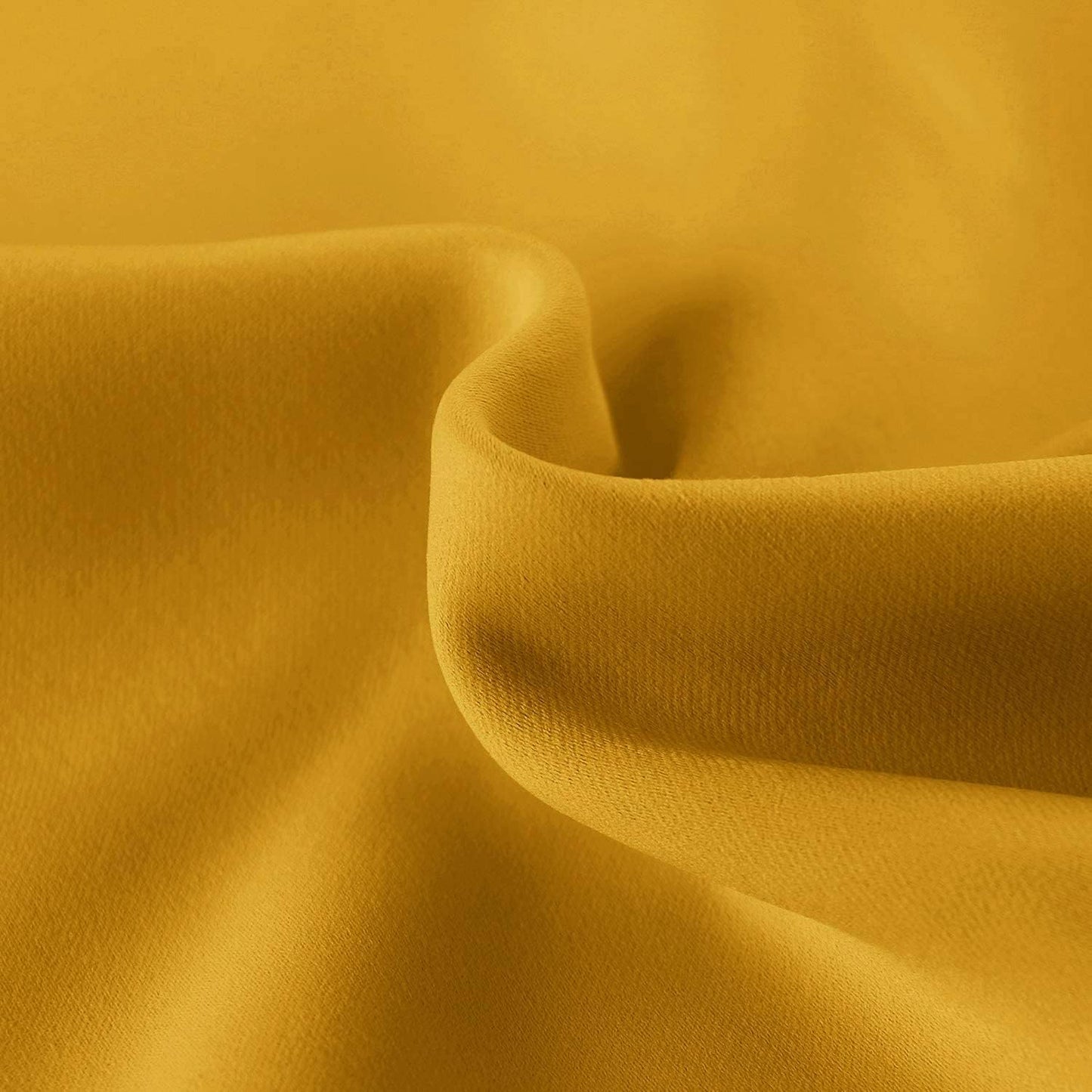 Hiasan Yellow Valance Curtains for Kitchen - Blackout Thermal Insulated Rod Pocket Window Valances, 42 x 18 Inches Length, 1 Panel