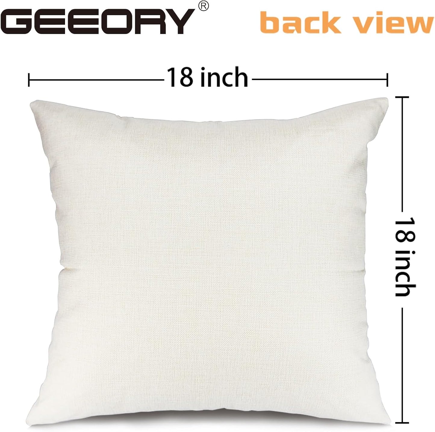 GEEORY Summer Lemon Pillow Covers Set of 2, 18x18 Inch - Hello Sunshine Bee Farmhouse Decor Spring Summer Pillow Case for Sofa and Living Room