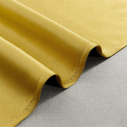 F-CHU 100% Blackout Curtains for Bedroom Grey and Mustard Yellow Patchwork Curtains Thermal Insulated Room Darkening Window Drapes for Living Room Grommet 63 inch Long 2 Panels