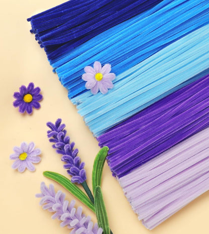Pipe Cleaners, 200pcs Golden Yellow for Sunflowers, Flower Making Pipe Cleaners, Arts and Craft Supplies, Ideas for Art Project Activity.