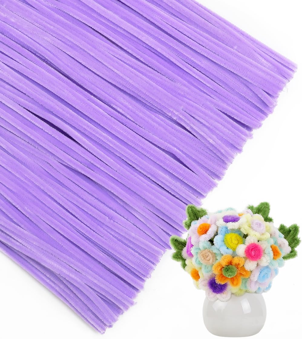 Pipe Cleaners, 200pcs Golden Yellow for Sunflowers, Flower Making Pipe Cleaners, Arts and Craft Supplies, Ideas for Art Project Activity.