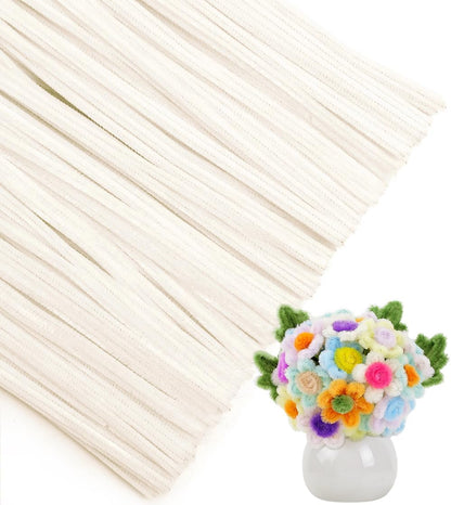Pipe Cleaners, 200pcs Golden Yellow for Sunflowers, Flower Making Pipe Cleaners, Arts and Craft Supplies, Ideas for Art Project Activity.
