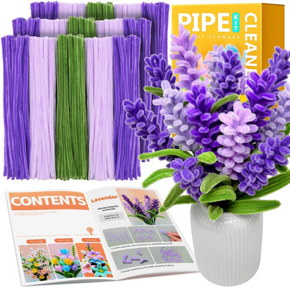 Pipe Cleaners, 200pcs Golden Yellow for Sunflowers, Flower Making Pipe Cleaners, Arts and Craft Supplies, Ideas for Art Project Activity.