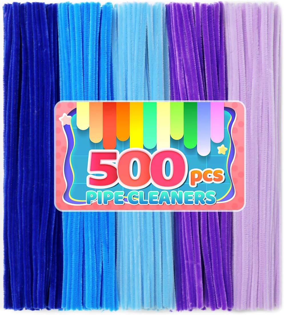 Pipe Cleaners, 200pcs Golden Yellow for Sunflowers, Flower Making Pipe Cleaners, Arts and Craft Supplies, Ideas for Art Project Activity.
