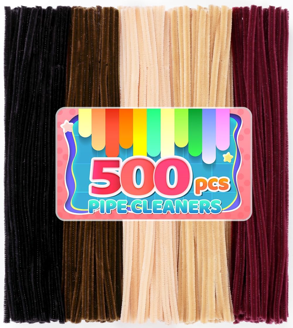 Pipe Cleaners, 200pcs Golden Yellow for Sunflowers, Flower Making Pipe Cleaners, Arts and Craft Supplies, Ideas for Art Project Activity.