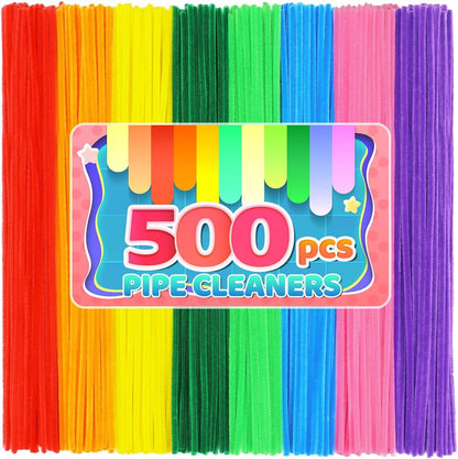 Pipe Cleaners, 200pcs Golden Yellow for Sunflowers, Flower Making Pipe Cleaners, Arts and Craft Supplies, Ideas for Art Project Activity.