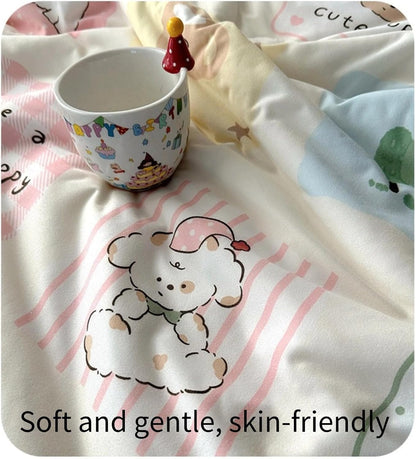 Cooling Blankets for Hot Sleepers,Lightweight Breathable Soft Throws. (Yellow02,Full(78''×91''))