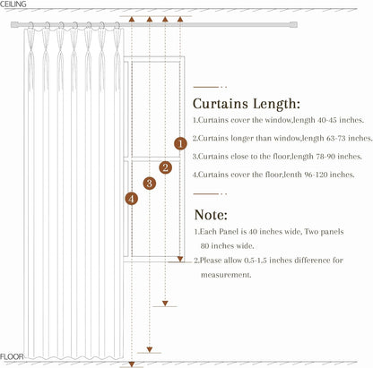 Yellow Linen Pinch Pleated Curtains 84 Inches Long 2 Panels for Living Room Bedroom Farmhouse Autumn Fall Boho Back Tab Thick Semi Sheer Light Filtering Privacy Window Drapes Clip Rings Hooks 40x84