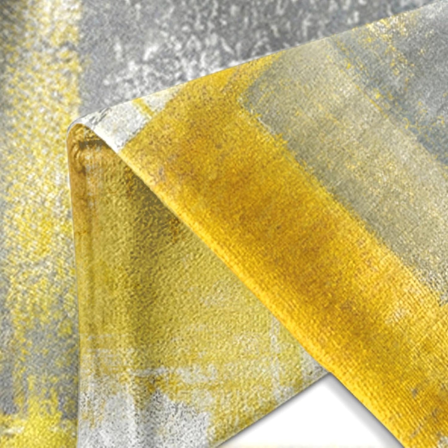Britimes Throw Pillow Covers Modern Home Art Decor, 18 x 18 Inches Set of 2 Pillow Cases Decorative, Abstract Oil Painting Pillowcases for Bedroom, Living Room, Cushion Couch Sofa, Yellow Grey