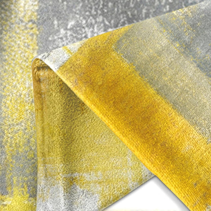 Britimes Throw Pillow Covers Modern Home Art Decor, 18 x 18 Inches Set of 2 Pillow Cases Decorative, Abstract Oil Painting Pillowcases for Bedroom, Living Room, Cushion Couch Sofa, Yellow Grey