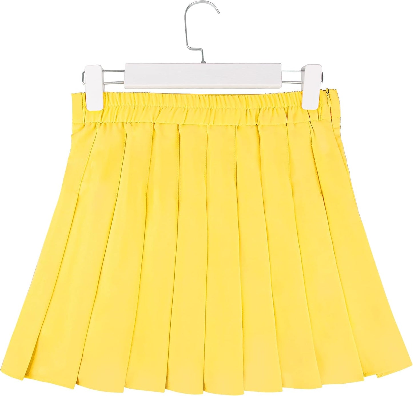 Pleated Skirt for Women Skater Skirt with Shorts Elastic Waist Plus Size Tennis Skirts