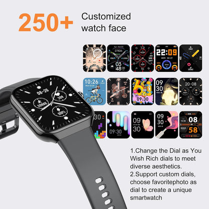 Smart Watch for Men Women (Answer/Make Call), Fitness Watch with Heart Rate/Sleep Monitor/Pedometer/Calories,2026 New Smartwatch IP68 Waterproof,113+ Sports Modes, Activity Tracker for Android iOS