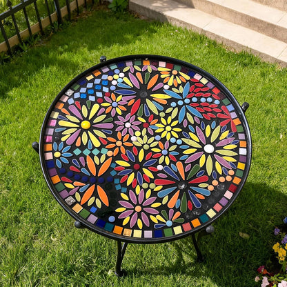 Petal Ceramic Mosaic Tiles for Crafts, 454g Mosaic Tiles Ceramic,Floral Mosaic Craft Supplies for Garden Christmas Decoration