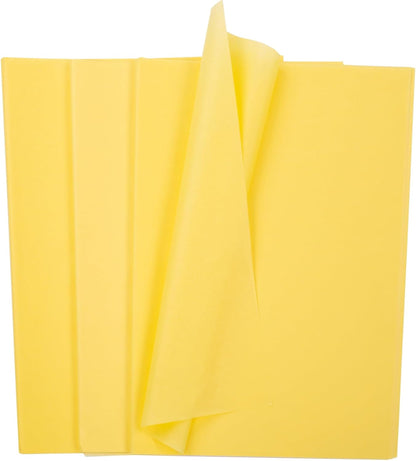 bondibili 140 Sheets Yellow Tissue Paper for Gift Bags14 x 20 Inches Yellow Wrapping Paper Bulk for Weddings Birthday DIY Project Festival Wrapping Crafts Decor