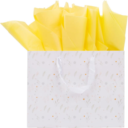 bondibili 140 Sheets Yellow Tissue Paper for Gift Bags14 x 20 Inches Yellow Wrapping Paper Bulk for Weddings Birthday DIY Project Festival Wrapping Crafts Decor