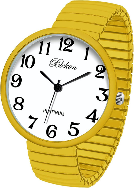 Collections New Super Large Face Stretch Band Japanese Movement PC21J Fashion Watch