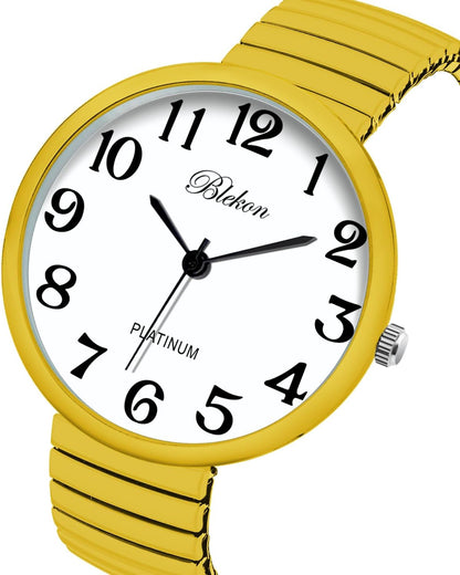 Collections New Super Large Face Stretch Band Japanese Movement PC21J Fashion Watch