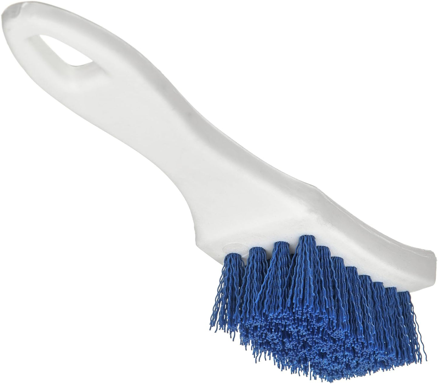 41395EC04 Plastic Scrub Brush, Detail Brush, Kitchen Brush with Hanging Hole for Cleaning, 7 Inches, Yellow